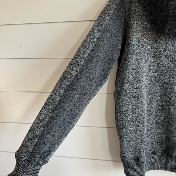 Quiksilver Gray Sweater Hooded Sweatshirt - Picture 4 of 6